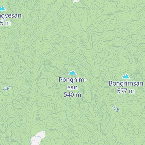 Map of Pongnim-san