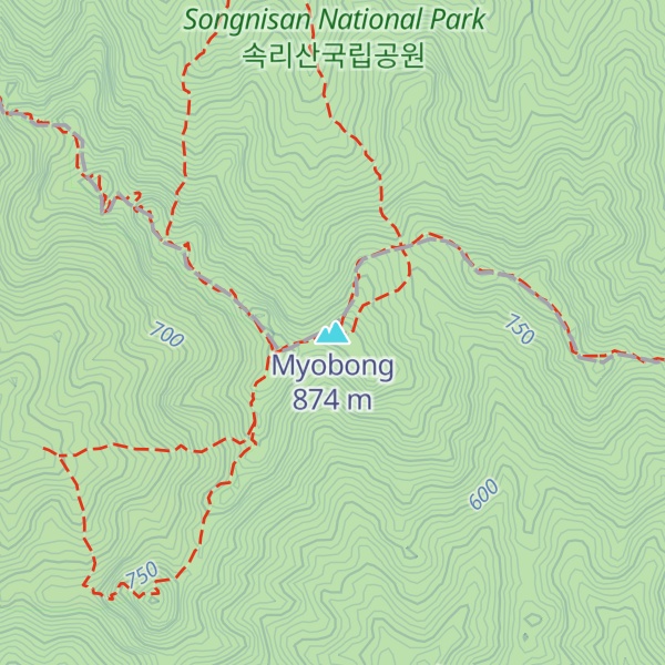 Map of Myobong