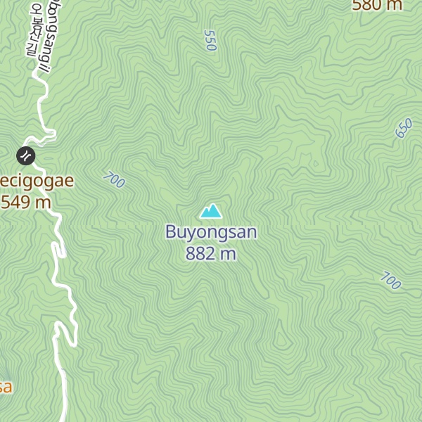 Map of Buyongsan