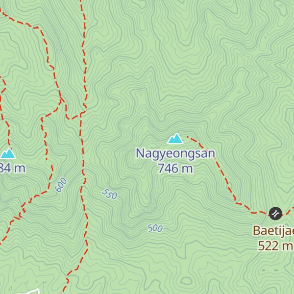 Map of Muyeongbong