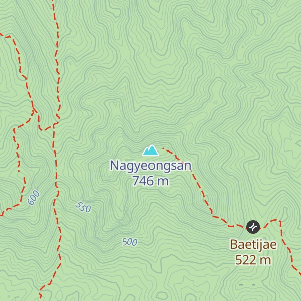 Map of Nagyeongsan