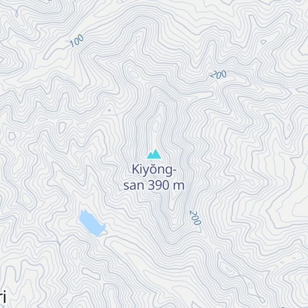 Map of Kiyŏng-san