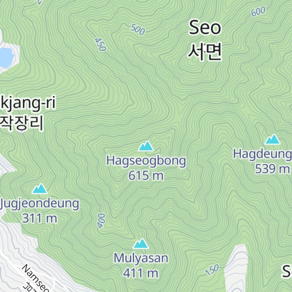 Map of Hagseogbong
