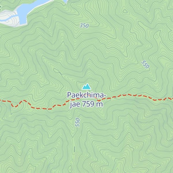 Map of Paekchima-jae