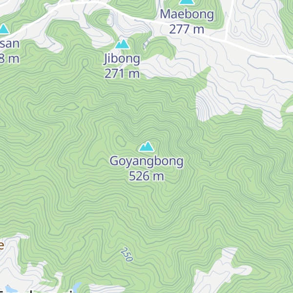 Map of Goyangbong