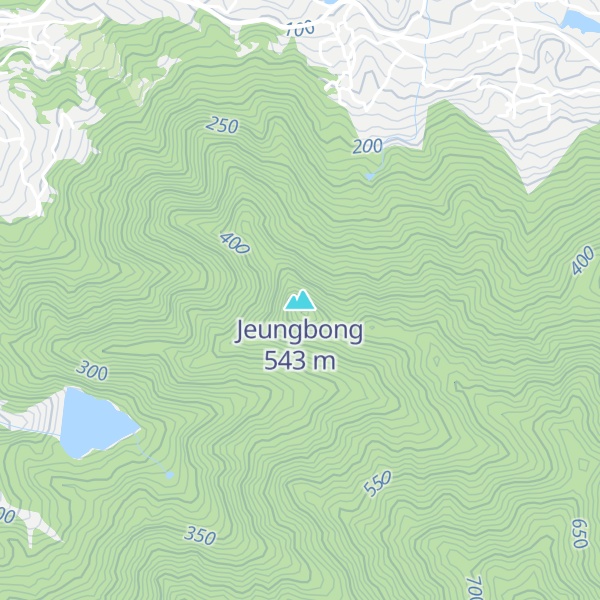 Map of Jeungbong