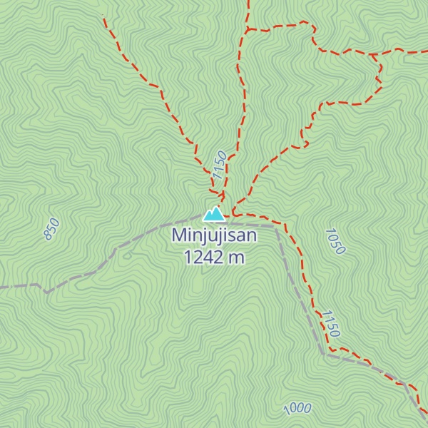 Map of Minjujisan