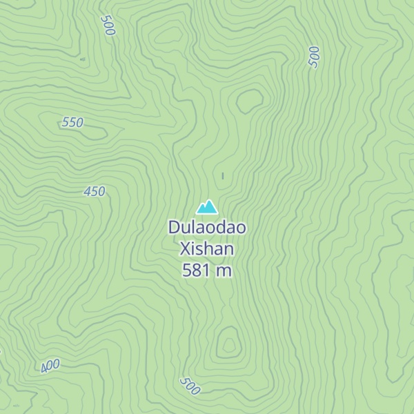 Map of Dulaodao Xishan