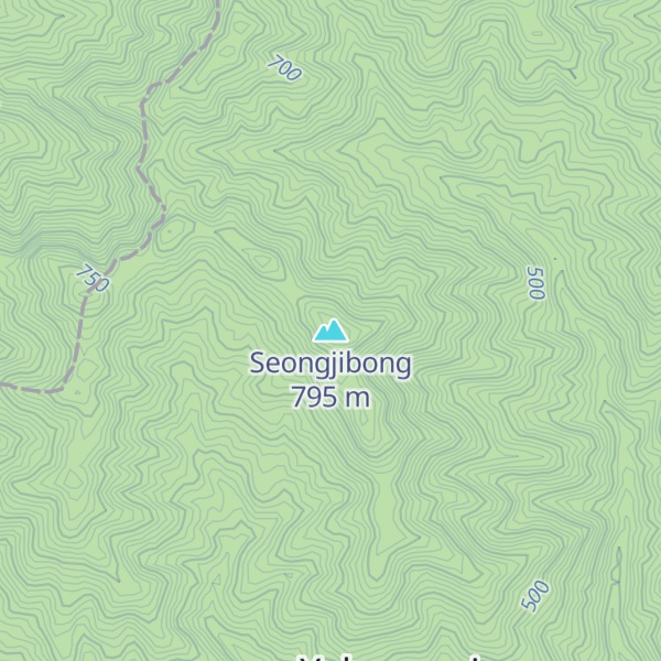 Map of Seongjibong