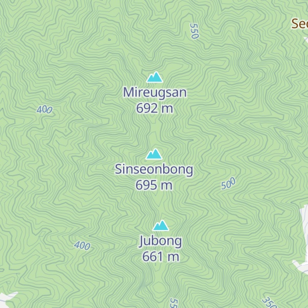 Map of Sinseonbong