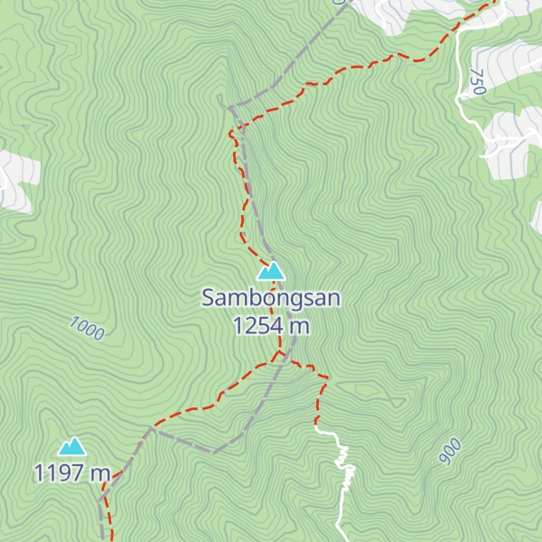 Map of Sambongsan