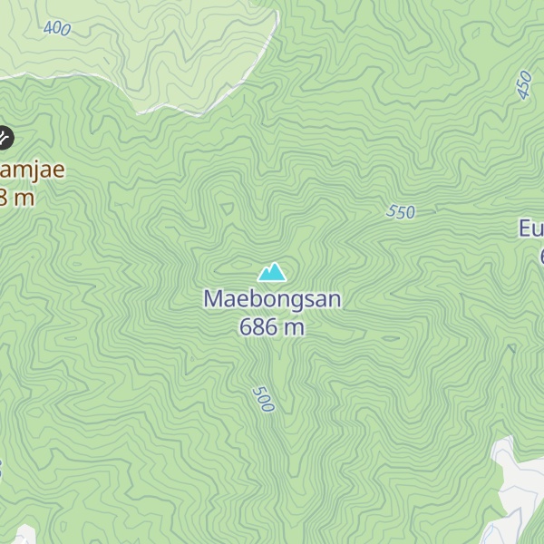 Map of Maebongsan