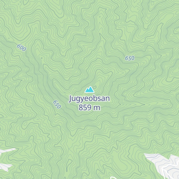 Map of Jugyeobsan