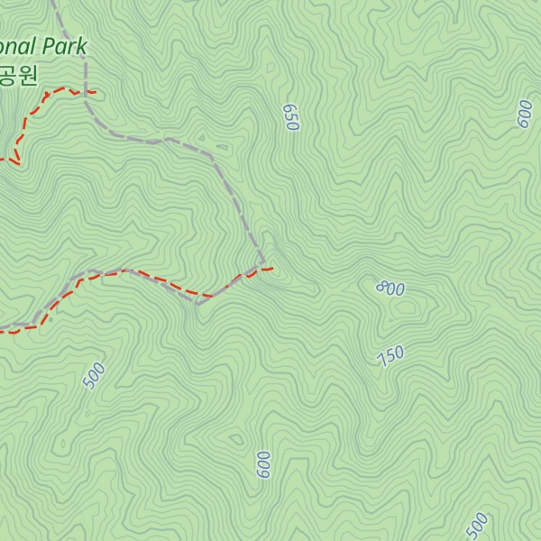 Map of Baegagsan