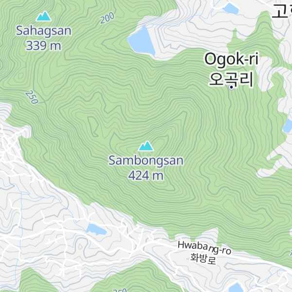 Map of Sambongsan