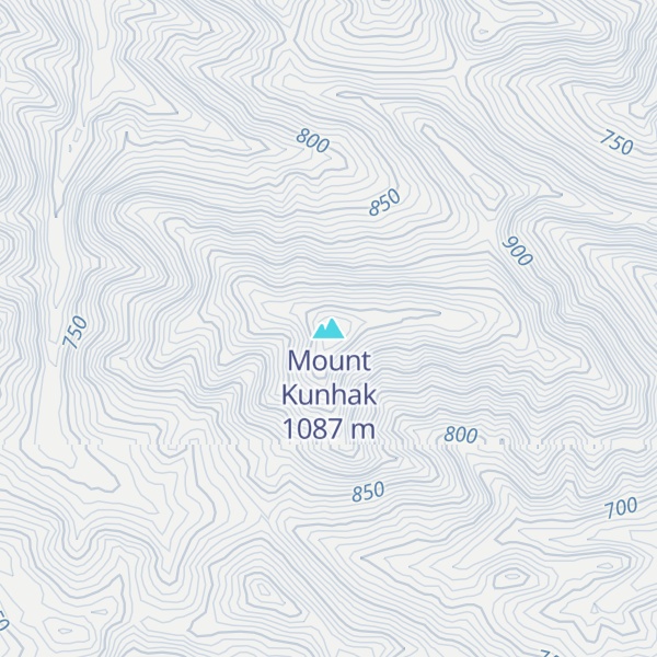 Map of Mount Kunhak