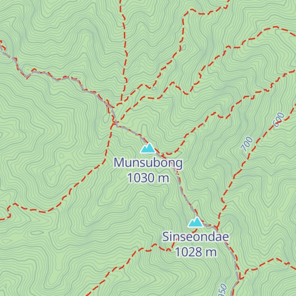 Map of Munsubong