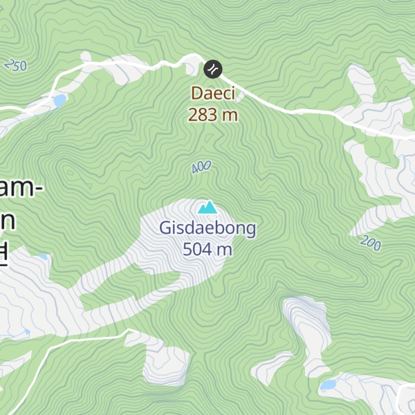 Map of Gisdaebong