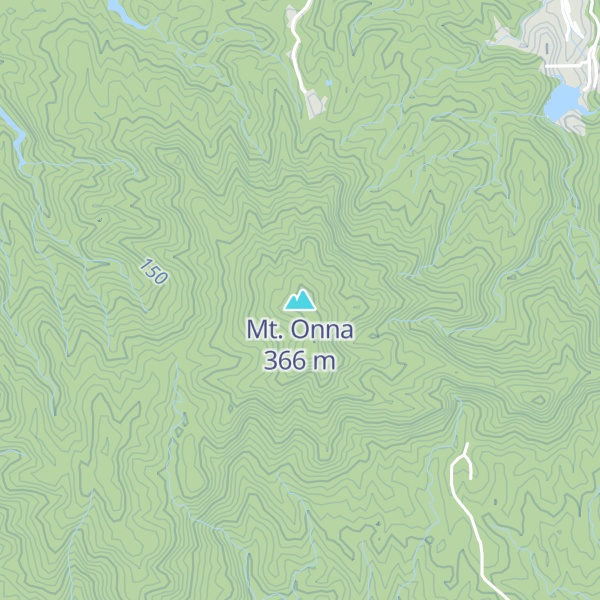 Map of Mt. Onna