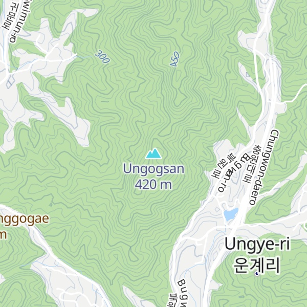 Map of Ungogsan