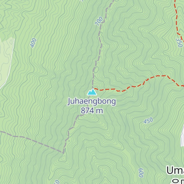 Map of Juhaengbong
