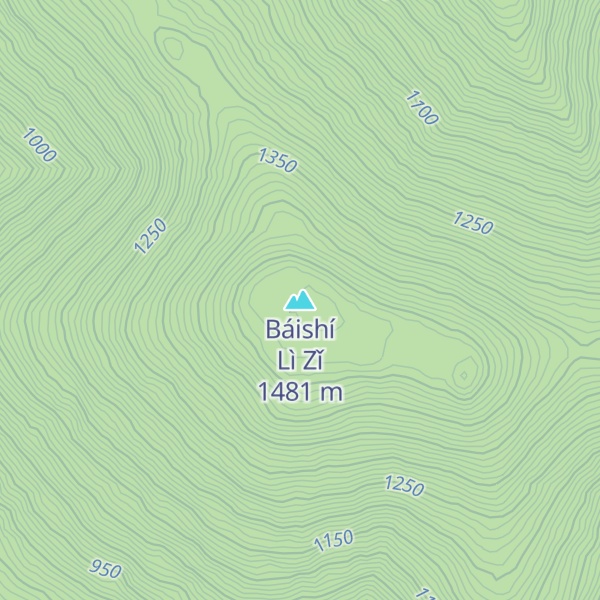 Map of Báishí Lì Zǐ