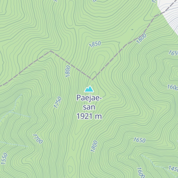 Map of Paejae-san