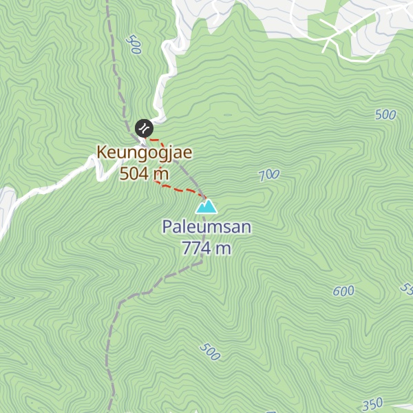 Map of Paleumsan