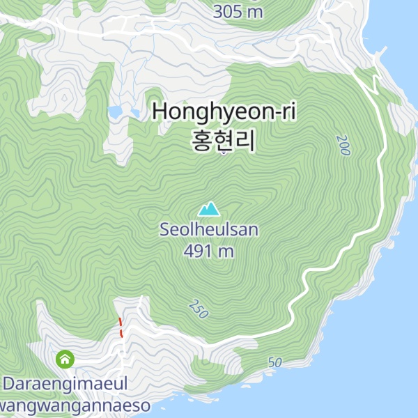 Map of Seolheulsan
