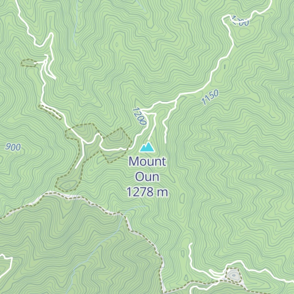 Map of Mount Oun
