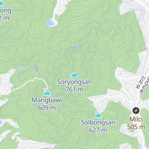 Map of Soryongsan