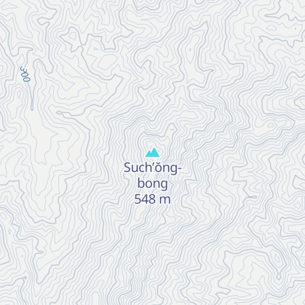 Map of Such’ŏng-bong