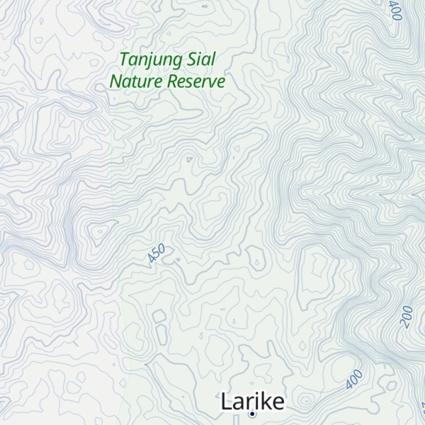 Map of Gunung Walapia