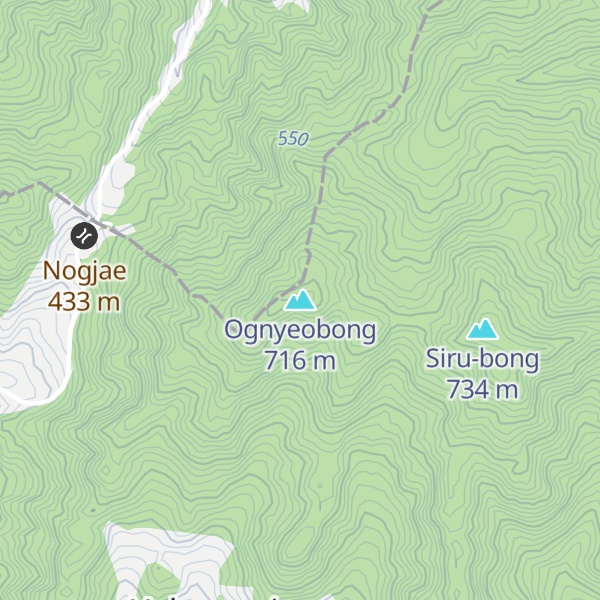 Map of Ognyeobong