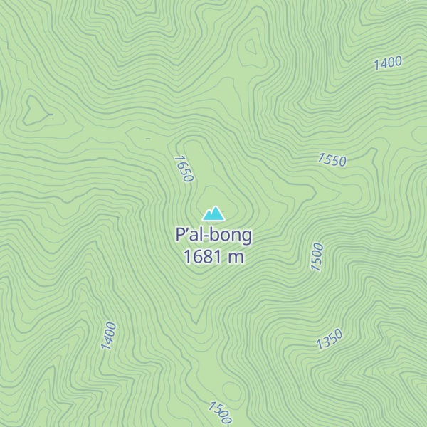 Map of P’al-bong
