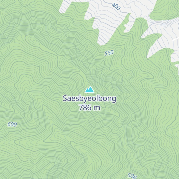 Map of Saesbyeolbong
