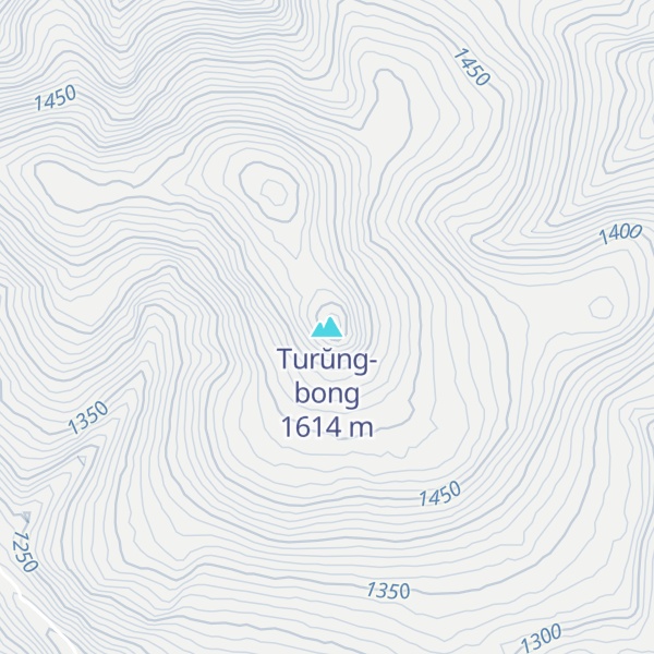 Map of Turŭng-bong
