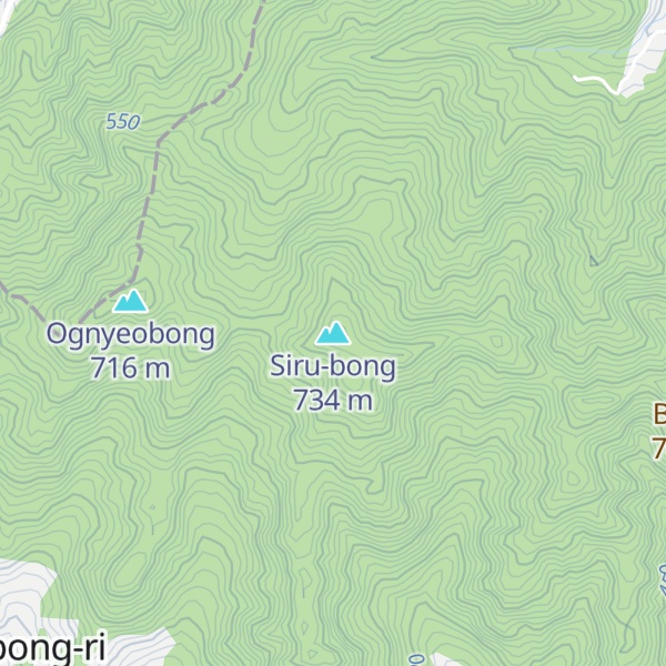Map of Siru-bong