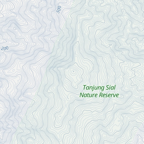 Map of Gunung Muralatetu