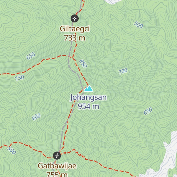 Map of Johangsan