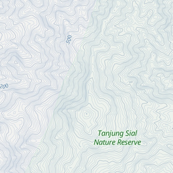 Map of Gunung Saluku