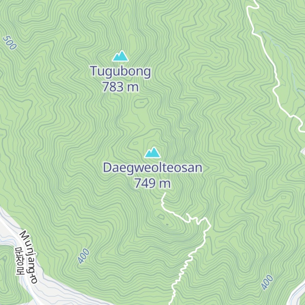 Map of Daegweolteosan