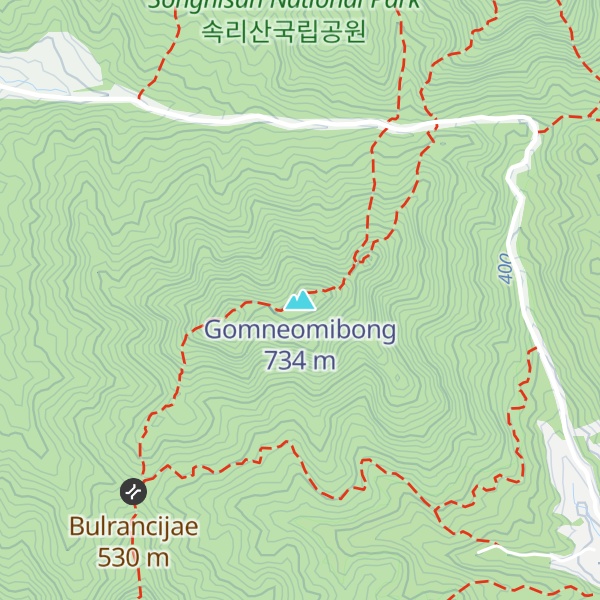 Map of Gomneomibong