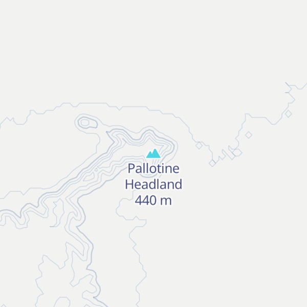 Map of Pallotine Headland