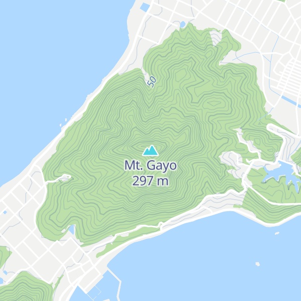 Map of Mt. Gayo