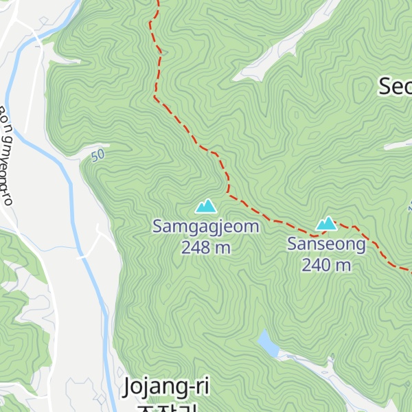 Map of Samgagjeom