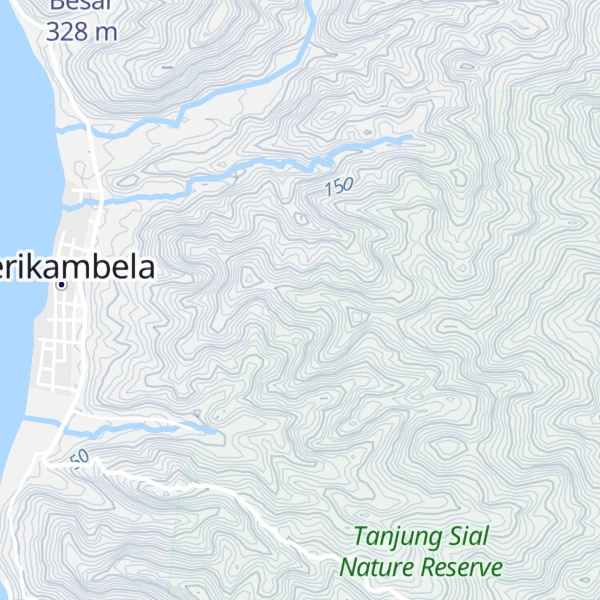 Map of Gunung Garuda Kecil