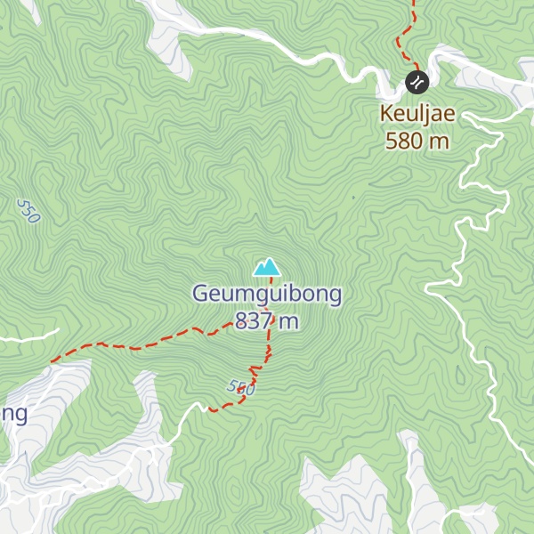 Map of Geumguibong