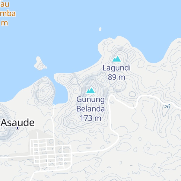 Map of Gunung Belanda