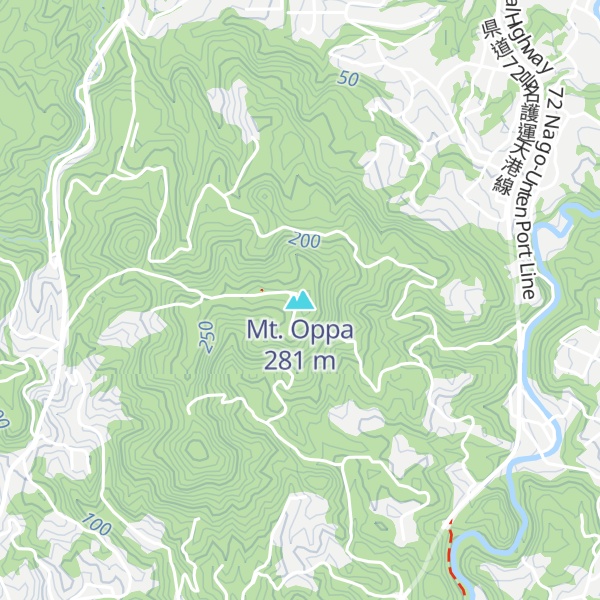 Map of Mt. Oppa